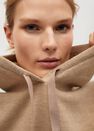 Mango - Medium Grey Flecked Oversize Sweatshirt Mango - Medium Grey Flecked Oversize Sweatshirt