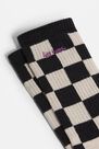 Urban Outfitters - Black Iets Frans'.. White & Black Checkerboard Socks Urban Outfitters - Black Iets Frans'.. White & Black Checkerboard Socks