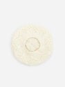 Reserved - Kids’ Decorative Stitch Beret With Shiny Thread - Ivory Reserved - Kids’ Decorative Stitch Beret With Shiny Thread - Ivory