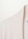 Mango - Light Beige Fine-Knit Cardigan Mango - Light Beige Fine-Knit Cardigan