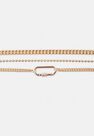 Missguided - Gold Gold Look Multi Row Carabiner Bracelet Missguided - Gold Gold Look Multi Row Carabiner Bracelet