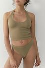 Urban Outfitters - Khaki Out From Under Cindy Solid Thong, Women Urban Outfitters - Khaki Out From Under Cindy Solid Thong, Women