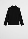 Mango - black Turtleneck organic cotton t-shirt Mango - black Turtleneck organic cotton t-shirt