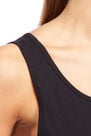 NYAMBA - 100 Women's gentle gym pilates tank top - black, S NYAMBA - 100 Women's gentle gym pilates tank top - black, S