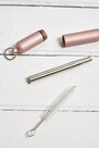 Urban Outfitters - Pink Last Straw Reusable Straw And Case Urban Outfitters - Pink Last Straw Reusable Straw And Case