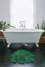 Urban Outfitters - Green Monstera Bath Mat Urban Outfitters - Green Monstera Bath Mat