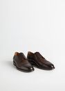 Mango - Brown Laser-cut leather blucher shoes Mango - Brown Laser-cut leather blucher shoes