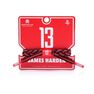 RASTACLAT - Rastaclat James Harden V2 Men's Bracelet Black/Red RASTACLAT - Rastaclat James Harden V2 Men's Bracelet Black/Red