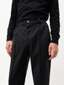 Reserved - Men's Slim Carrot Trousers - Black Reserved - Men's Slim Carrot Trousers - Black