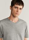 Mango - Grey Sustainable Cotton T-Shirt Mango - Grey Sustainable Cotton T-Shirt