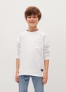 Mango - natural white Pocket cotton sweatshirt Mango - natural white Pocket cotton sweatshirt