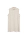 Mango - light beige Long gilet with openings Mango - light beige Long gilet with openings