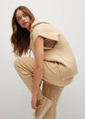 Mango - lt pastel brown Knit jogger-style trousers Mango - lt pastel brown Knit jogger-style trousers