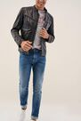 Salsa Jeans - Black Leather biker jacket Salsa Jeans - Black Leather biker jacket