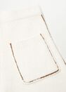 Mango - light beige Contrast seam trousers Mango - light beige Contrast seam trousers