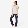 NYAMBA - W26 L30 FIT+ 500 Women's Regular-Fit Stretching Leggings, Navy Blue NYAMBA - W26 L30 FIT+ 500 Women's Regular-Fit Stretching Leggings, Navy Blue