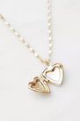 Urban Outfitters - Gold-Tone Heart Locket Necklace Urban Outfitters - Gold-Tone Heart Locket Necklace
