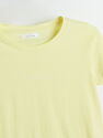 Reserved - Yellow Organic Cotton T-Shirt, Women Reserved - Yellow Organic Cotton T-Shirt, Women