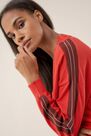 Salsa Jeans - Red Knitted sweater with band on arm Salsa Jeans - Red Knitted sweater with band on arm