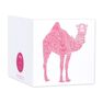 LITTLE MAJLIS - Little Majlis Camel Pink Greeting Card LITTLE MAJLIS - Little Majlis Camel Pink Greeting Card
