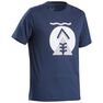 QUECHUA - XXL Techtil 100 Short-Sleeved Hiking T-Shirt - Mottled - Navy Blue QUECHUA - XXL Techtil 100 Short-Sleeved Hiking T-Shirt - Mottled - Navy Blue
