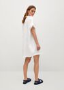 Mango - White Oversize Shirt Dress Mango - White Oversize Shirt Dress