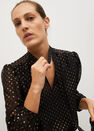 Mango - black Metallic details blouse Mango - black Metallic details blouse