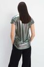 Mohito - Shiny Knit Blouse - Khaki Mohito - Shiny Knit Blouse - Khaki