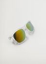 Mango - Grey Clear Frame Sunglasses, Kids Boy Mango - Grey Clear Frame Sunglasses, Kids Boy