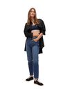 Mango - Open Blue Mom-Fit Jeans, Women Mango - Open Blue Mom-Fit Jeans, Women