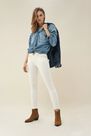 Salsa Jeans - Beige Push Up Wonder capri jeans with detail on belt Salsa Jeans - Beige Push Up Wonder capri jeans with detail on belt