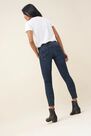Salsa Jeans - Blue Push Up Wonder cropped jeans with sparkle on hem and leg Salsa Jeans - Blue Push Up Wonder cropped jeans with sparkle on hem and leg