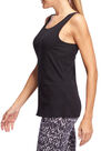 NYAMBA - 100 Women's gentle gym pilates tank top - black, S NYAMBA - 100 Women's gentle gym pilates tank top - black, S
