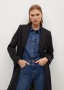 Mango - black Masculine structured coat Mango - black Masculine structured coat