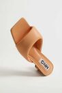 Mango - lt-pastel orange Quilted heeled sandals Mango - lt-pastel orange Quilted heeled sandals