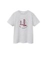 Mango - medium grey Organic printed cotton t-shirt Mango - medium grey Organic printed cotton t-shirt