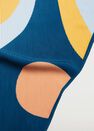 Mango - Lt-pastel blue Printed pleated scarf Mango - Lt-pastel blue Printed pleated scarf