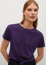 Mango - navy Knot organic cotton T-shirt Mango - navy Knot organic cotton T-shirt