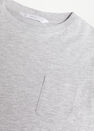 Mango - medium grey Organic cotton pocket t-shirt Mango - medium grey Organic cotton pocket t-shirt