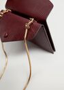 Mango - Dark Red Chain Cardholder Mango - Dark Red Chain Cardholder