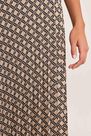 Salsa Jeans - Beige Medium pleated skirt with print Salsa Jeans - Beige Medium pleated skirt with print