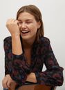 Mango - black Paisley print shirt Mango - black Paisley print shirt