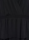 Mango - black Wrap neckline dress Mango - black Wrap neckline dress