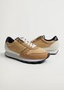 Mango - Dark Yellow Platform Lace-Up Sneakers Mango - Dark Yellow Platform Lace-Up Sneakers