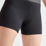 DOMYOS - Extra Large 100 Women's Fitness Cardio Training Shorts, Black DOMYOS - Extra Large 100 Women's Fitness Cardio Training Shorts, Black
