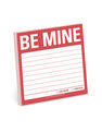 KNOCK KNOCK - Be Mine Sticky Note KNOCK KNOCK - Be Mine Sticky Note