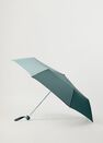 Mango - Medium Blue Plain Folding Umbrella Mango - Medium Blue Plain Folding Umbrella