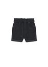Mango - open grey Paperbag denim shorts, Women Mango - open grey Paperbag denim shorts, Women