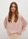 Mango - pink Metallic details blouse Mango - pink Metallic details blouse