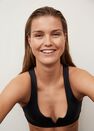 Mango - Black Neoprene Laser-Cut Bra Mango - Black Neoprene Laser-Cut Bra